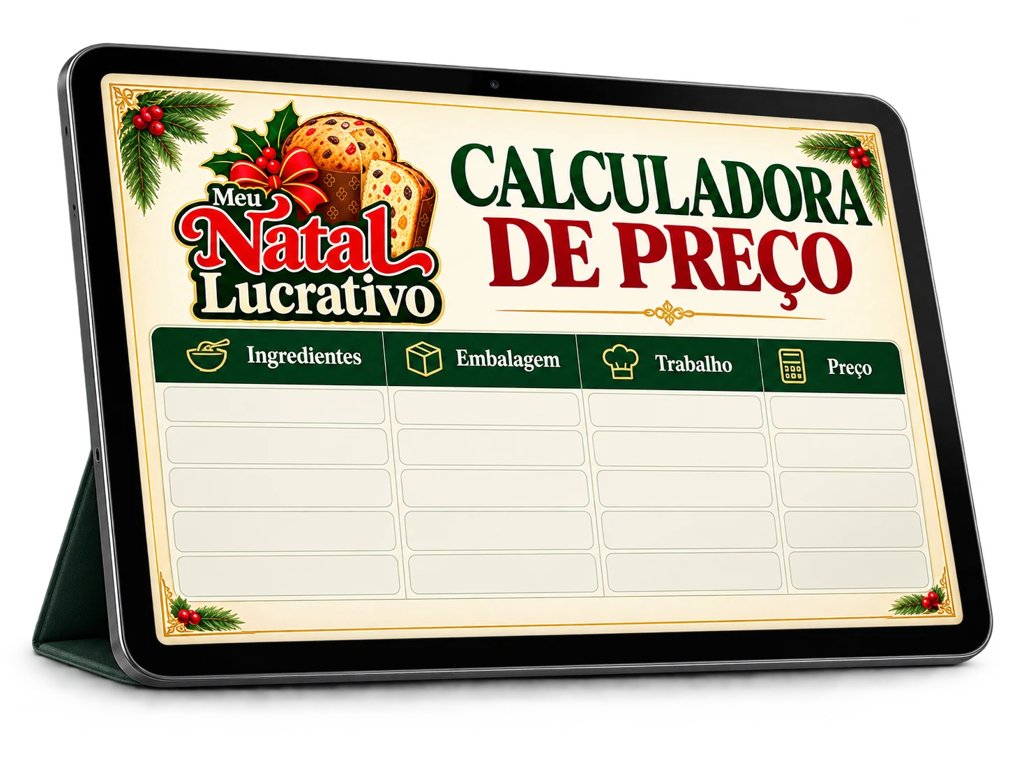 Mockup da calculadora de preço